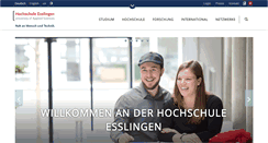 Desktop Screenshot of hs-esslingen.de